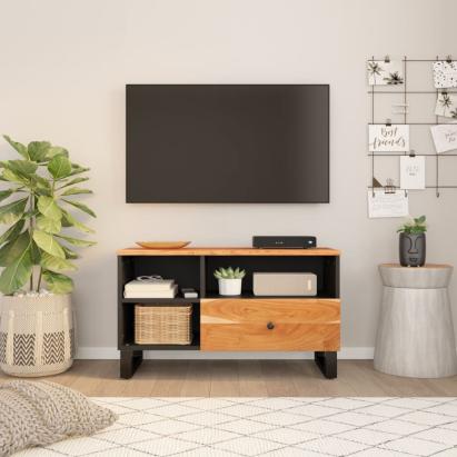 Comodă TV, 80x33x46 cm, lemn masiv de acacia & lemn compozit GartenMobel Dekor