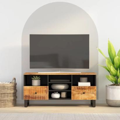 Comodă TV, 100x33x46 cm, lemn masiv de mango și lemn compozit GartenMobel Dekor