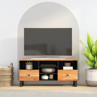 Comodă TV, 100x33x46 cm, lemn masiv de acacia & lemn compozit GartenMobel Dekor