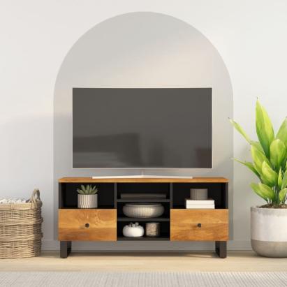 Comodă TV, 100x33x46 cm, lemn masiv de mango și lemn compozit GartenMobel Dekor
