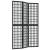 Paravan pliabil cu 3 panouri, stil japonez, negru, 120x170 cm GartenMobel Dekor