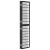 Paravan pliabil cu 5 panouri, stil japonez, negru, 200x170 cm GartenMobel Dekor