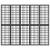 Paravan pliabil cu 5 panouri, stil japonez, negru, 200x170 cm GartenMobel Dekor