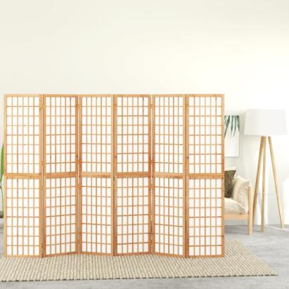 Paravan pliabil de cameră, 6 panouri, 240x170 cm, stil japonez GartenMobel Dekor