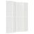Paravan pliabil cu 4 panouri, stil japonez, alb, 160x170 cm GartenMobel Dekor