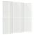 Paravan pliabil cu 5 panouri, stil japonez, alb, 200x170 cm GartenMobel Dekor