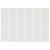 Paravan pliabil cu 6 panouri, stil japonez, alb, 240x170 cm GartenMobel Dekor