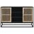 Servantă, negru, 105x30x65 cm, lemn prelucrat GartenMobel Dekor