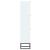Pantofar, alb, 52x25x120 cm, lemn prelucrat GartenMobel Dekor