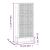 Pantofar, alb, 52x25x120 cm, lemn prelucrat GartenMobel Dekor