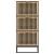 Pantofar, negru, 52x25x120 cm, lemn prelucrat GartenMobel Dekor