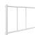 Cadru de pat din metal cu tăblie, alb, 107x203 cm GartenMobel Dekor
