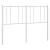 Tăblie de pat metalică, alb, 120 cm GartenMobel Dekor