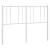 Tăblie de pat metalică, alb, 160 cm GartenMobel Dekor