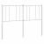 Tăblie de pat metalică, alb, 160 cm GartenMobel Dekor