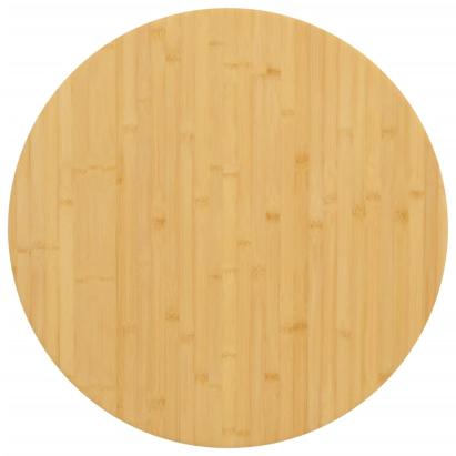 Blat de masă, Ø80x1,5 cm din bambus GartenMobel Dekor