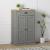 Dulap de pantofi VIGO, gri, 60x35x96 cm, lemn masiv de pin GartenMobel Dekor