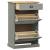 Dulap de pantofi VIGO, 60x35x96 cm, gri, lemn masiv de pin GartenMobel Dekor