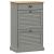 Dulap de pantofi VIGO, 60x35x96 cm, gri, lemn masiv de pin GartenMobel Dekor