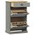 Dulap de pantofi VIGO, 60x35x96 cm, gri, lemn masiv de pin GartenMobel Dekor