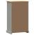 Dulap de pantofi VIGO, 60x35x96 cm, gri, lemn masiv de pin GartenMobel Dekor