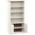 Bibliotecă „VIGO”, alb, 85x35x170 cm, lemn masiv de pin GartenMobel Dekor