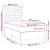 Pat box spring cu saltea, negru, 80x200 cm, catifea GartenMobel Dekor