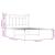 Cadru de pat din metal cu tăblie, alb, 107x203 cm GartenMobel Dekor