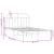 Cadru de pat metalic cu tăblie, alb, 120x200 cm GartenMobel Dekor