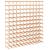 Raft de vin pentru 120 sticle 112,5x23x123,5 cm lemn masiv pin GartenMobel Dekor