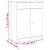 Pantofar ALTA, alb, 77x35x96 cm, lemn masiv de pin GartenMobel Dekor