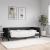 Cadru de pat, negru, 90x190 cm, material textil GartenMobel Dekor
