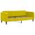 Pat de zi, galben, 80x200 cm, catifea GartenMobel Dekor