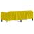 Pat de zi, galben, 100x200 cm, catifea GartenMobel Dekor