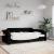 Pat de zi, negru, 80x200 cm, material textil GartenMobel Dekor