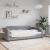 Cadru de pat, gri deschis, 90x190 cm, material textil GartenMobel Dekor