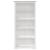 Bibliotecă BODO, alb, 80x38x180 cm, lemn masiv pin, 5 rafturi GartenMobel Dekor