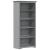 Bibliotecă BODO, gri, 80x38x180 cm, lemn masiv pin, 5 rafturi GartenMobel Dekor