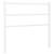 Tăblie de pat metalică, alb, 107 cm GartenMobel Dekor
