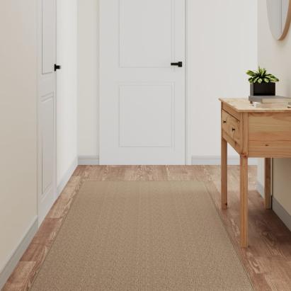 Covor traversă aspect sisal, nisipiu, 80x300 cm GartenMobel Dekor