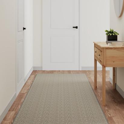 Covor traversă cu aspect sisal, argintiu, 80x300 cm GartenMobel Dekor