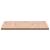 Blat de baie, 100x60x2,5 cm, lemn masiv de fag GartenMobel Dekor