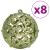 Globuri de Crăciun, 100 buc, verde deschis, 3 / 4 / 6 cm GartenMobel Dekor