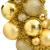 Coroană de Crăciun, auriu, 45 cm, polistiren GartenMobel Dekor
