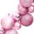 Ghirlandă de Crăciun cu globuri, roz, 175 cm, polistiren GartenMobel Dekor