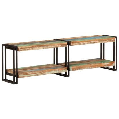 Comodă TV, 140x30x40 cm, lemn masiv reciclat GartenMobel Dekor