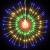 Lumină stelară de Crăciun 140 LED-uri, multicolor, 17 cm GartenMobel Dekor