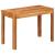 Masă de bucătărie, 110x55x76 cm, lemn masiv de acacia GartenMobel Dekor
