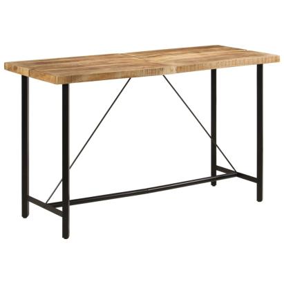 Masa de bar, 180x70x107 cm, lemn masiv de mango și fier GartenMobel Dekor