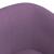 Fotoliu tip cuvă cu taburet, violet, material textil GartenMobel Dekor